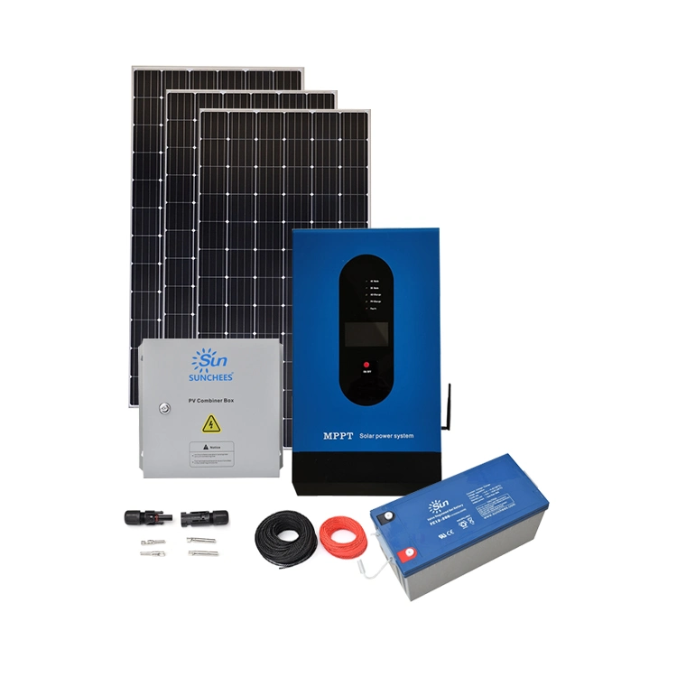 off Grid 5kw Complete Solar Power System with Battery Backup