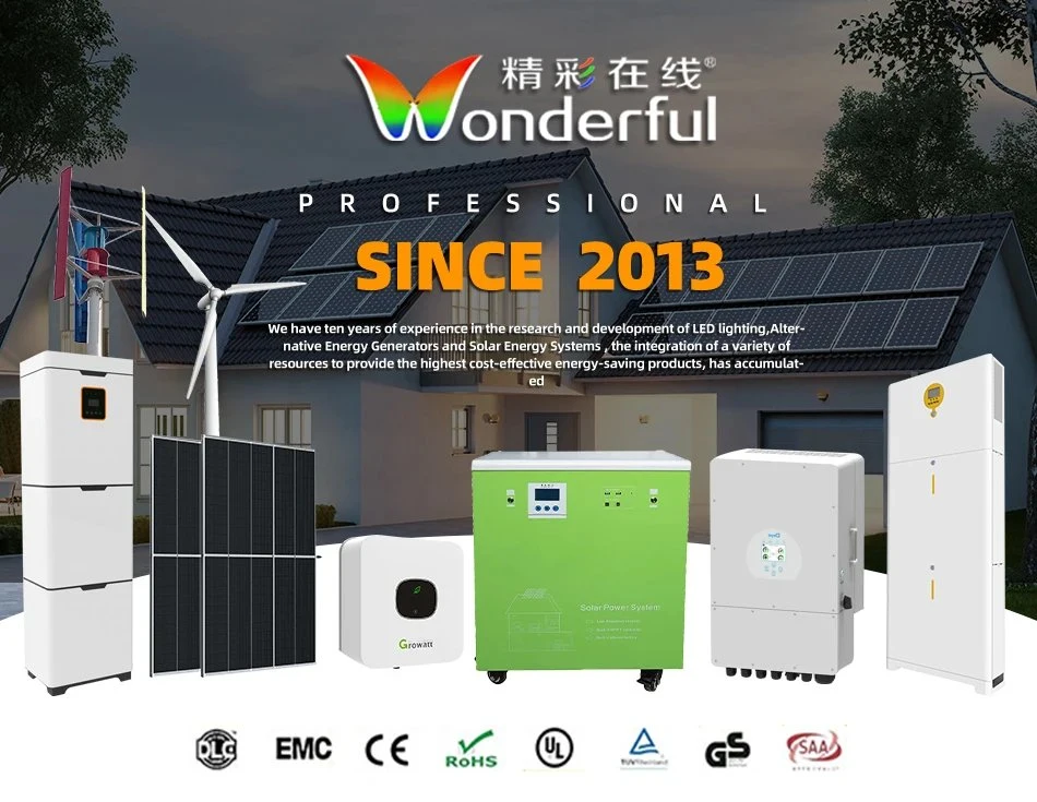 Home Use 1.5kw 3kw 6kw off Grid Hybrid Solar Energy System for Car Charger