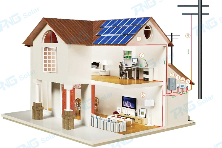 Solar Power System Home 7kw Solar Energy System on Grid Good Price