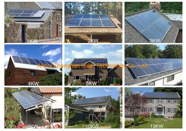 High Quality Factory Price Solar Energy System 3kw 5kw 8kw 10kw 15kw Hybrid Home Solar System