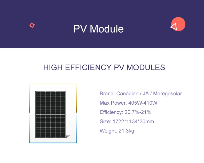 Moregosolar off-Grid Solar Energy System 10kw 20kw Solar Power System for Home Use