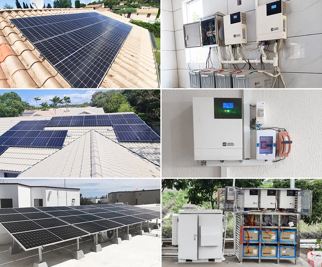 Ue Wholesale Price Full Solar Power System 3kw 4kw 5kw 8kw 10kw Complete Hybrid Set Solar Energy System Kit for Home off Grid