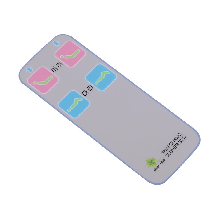 Polycarbonate Membrane Switch Front Panel Pet PC Graphic Overlay Printing Membrane Sticker Control Panel