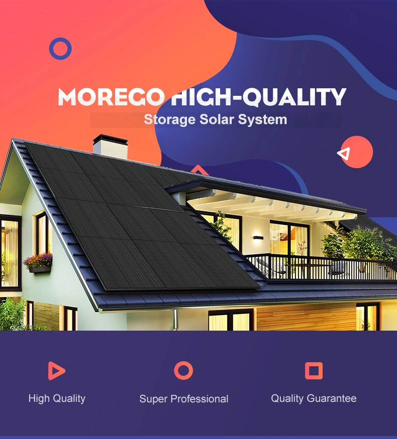 Moregosolar Storage 5000W 6kw 7kw 8kw 10kw Solar Power System Home
