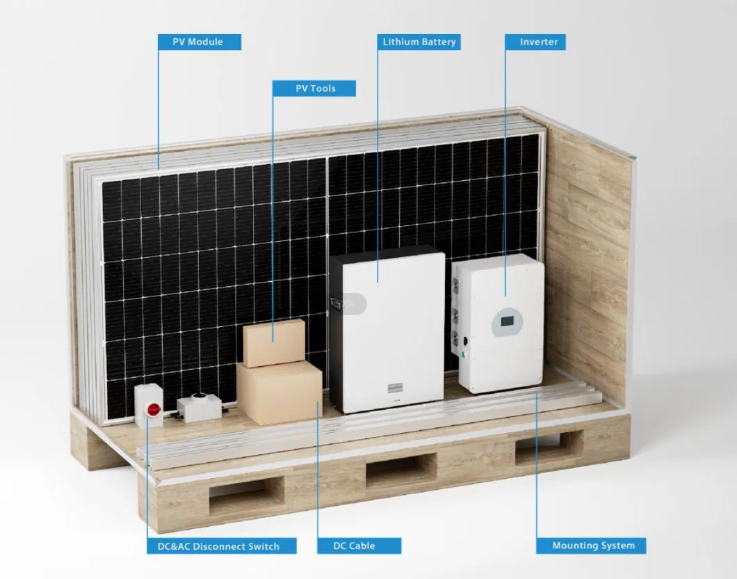 Factory Price Inverter Solar Power System 5kw 8kw 10kw 12kw 15kw Hybrid 48V Solar Energy Panel System