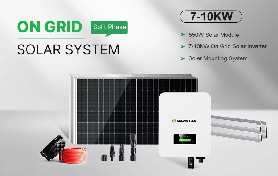 Sunway Battery Energy Storage on Grid 10kw Solar House System