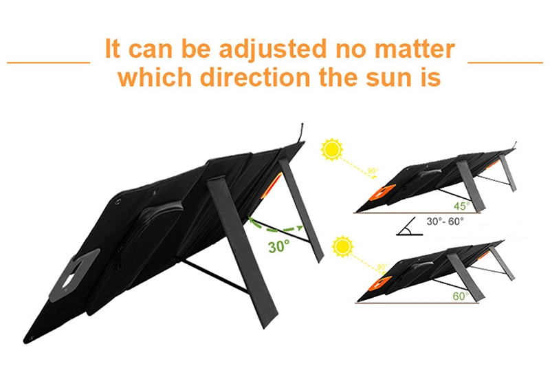 Camping Folding Solar Panel 2kw 3kw Power Station Monocrystalline Foldabled Outdoor 400W Solar Panel