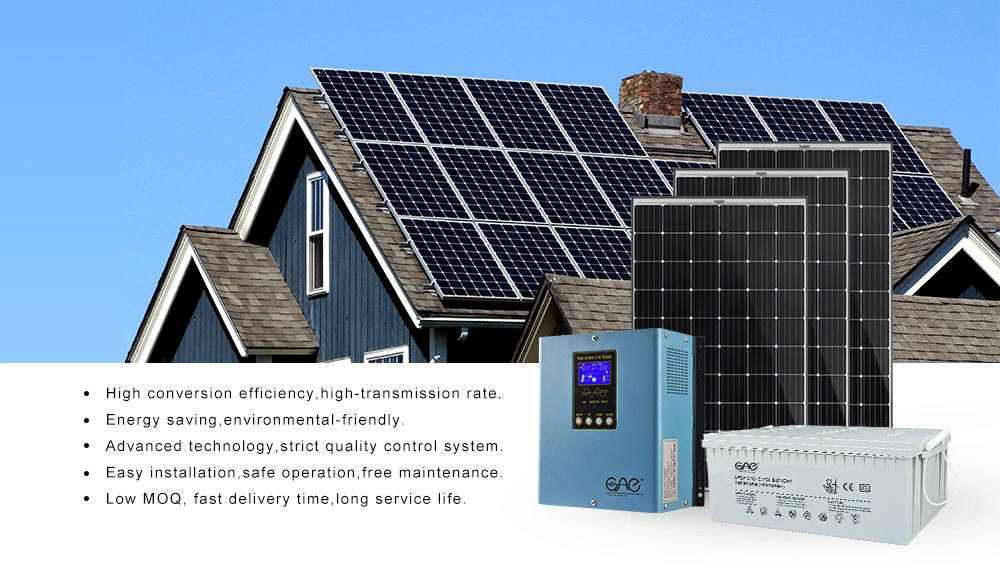 1kw 3kw 5kw 7kw 12V 24V 48vdcto 220V 230V with Solar Panel System for RV Car Use