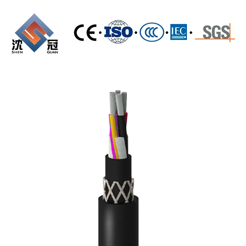 Shenguan Overhead Line Electric Aluminium Alloy Wire Cable H1z2z2-K PV1-F Solar Cable 4mm or 6mm Nsgafou 3 Kv Shd-Gc 2kv Mining Flexible Rubber Cable