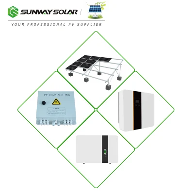 MPPT / PWM Sunway China Montagesystem Home Kit Solar mit gut Preis SWM-4kw-Hy
