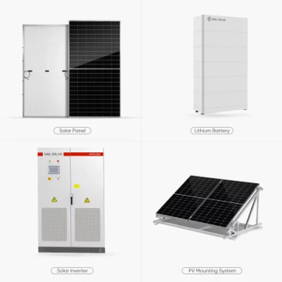 Sail Solar 20kw 20 kW 50kw Hybrid komplette Solarenergie Stromversorgungsset mit Solarmodulen für die Erdmontage im Haus