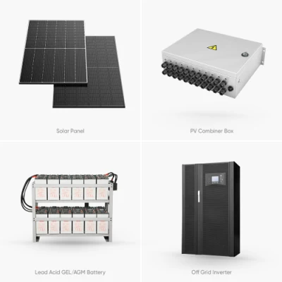 Sonnenenergie-System aus dem Netz voll-Set 50kw 100kw China Großhandel Solar Power System