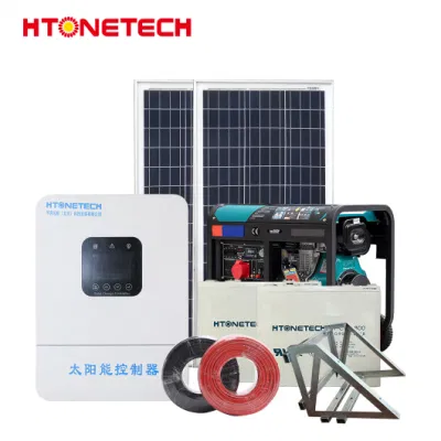 Htonetech 3kw 5kw off Grid Solar System Complete Kit China 5000W 45039W Mono PERC Solarmodule Single Face 9,6kw Diesel Generator Solar Energy System 1kw