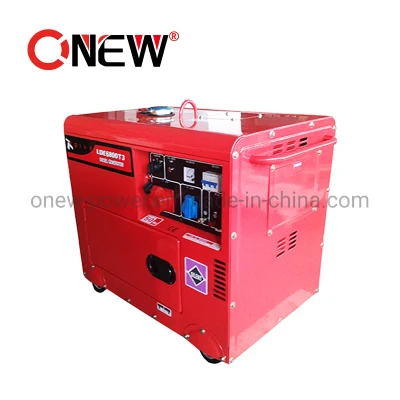 5 kW 5kw 380V 220V Tragbarer, geräuschloser, schalldichter Diesel Solar Power Generator Low rpm Permanent Magnet Generator zum Verkauf