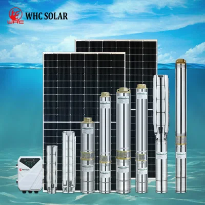 Whc Tragbare Tiefe Well1,5kw Solar-Tauchpumpe System Solar Wasserpumpe