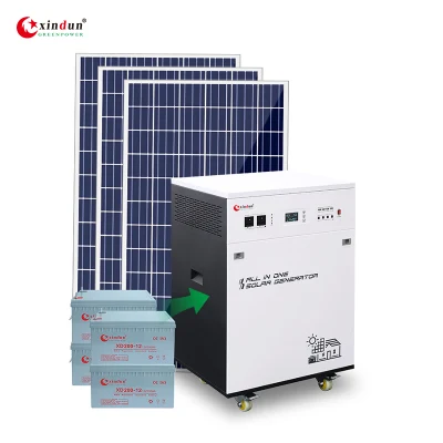 Hybrid 6kw 6000W 6kVA 6000 W Solarpanel Energiesystem Kit Komplettpreis für zu Hause