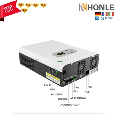 2024 Halle 12V/24V/48V/96V 2,55kw 3kw 5kw off Grid Hybrid Solar Wechselrichter 3kV 2400W 5kw 4800W