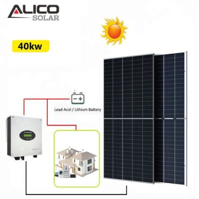 Alicosolar PV-System Solaranlage Off Grid System 3kw 20kW 50kw Solarmodul