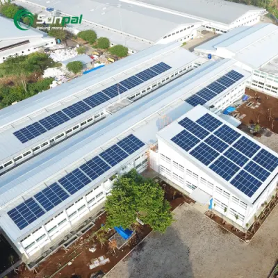China Top 30kw 150kw 50 kVA Grid System Hybrid Inverter Solaranlage mit Fabrikpreis