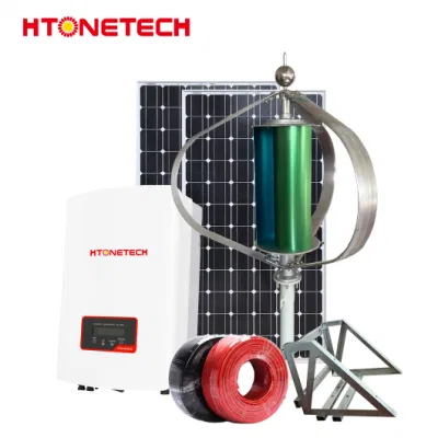 Htonetech China 320 Watt Solarpanel Großhändler 300W 3000W 10 KVA Solarstromsystem mit tragbarem Solar Wind Generator