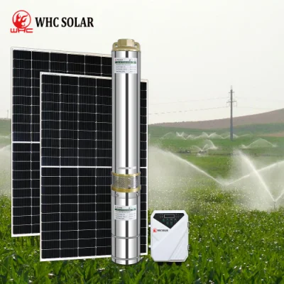 Whc Tragbare Tiefe Well1,5kw Solar-Tauchpumpe System Solar Wasserpumpe