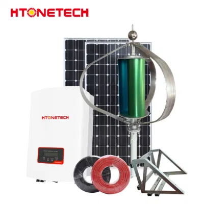 Htonetech China 320 Watt Solarpanel Großhändler 300W 3000W 10 KVA Solarstromsystem mit tragbarem Solar Wind Generator