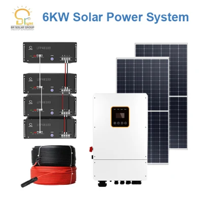 5kW 10kw 15kw 20kw 30kw Kundenspezifische Gel Lithium Batterie Hybrid/aus Netz Solarzellen Haus Energie System Preis Solar Power System