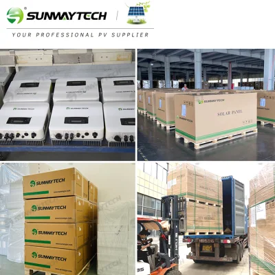 2kW 3000W 4kw 5kw auf Netz Sonnensystem mit Panel Photovoltaik-Speicher Rohstoffe aus China auf Lager