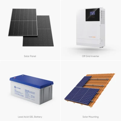 Off Grid 20000 Watt Solaranlage 20000W 20 kVA 20 Kw Sonnensystem Growatt