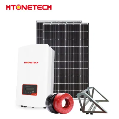 Htonetech 4500W Solar Power Inverter Hybrid Lithium Batterien Solarzellen China Hersteller 30kw 40kw 50kw auf Netz Solar Power System 7kW 220V