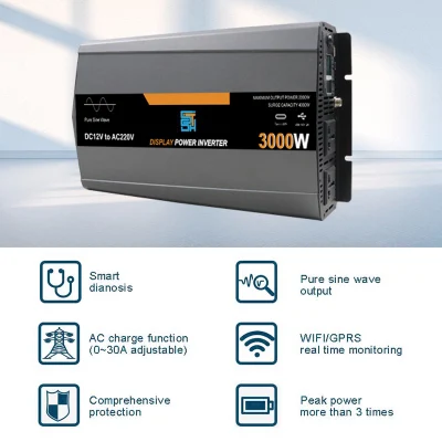 Pure Sinuswelle aus dem Netz 3kw 3kV DC AC Solar Wechselrichter
