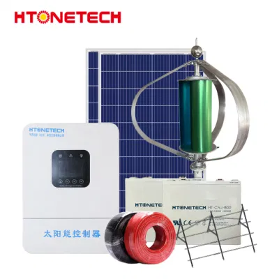 Htonetech Mono Kristall Solarpaneele Großhändler Vollsolaranlage Home Kit 10kw China Wind Mills Power Generator System mit 1,5 Kw Windenergieanlage