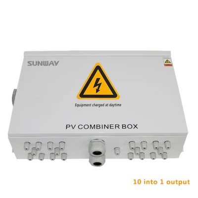 6strings 4 in 2 out Solar DC PV Combiner Junction Box für Solaranlage 6/1