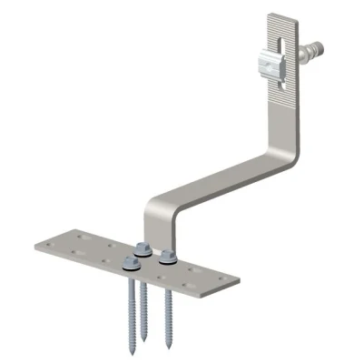 Solarmodul-Stromversorgungskit Schiene Dachhaken Solar-Montagesatz