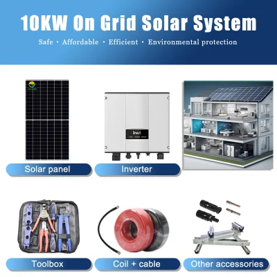 Günstige 5kw 10kw 15kw 20kw 25kW auf Grid/Grid gebunden PV Solarpanel Power System für Haus Solar Power System Energie Fabrikpreis