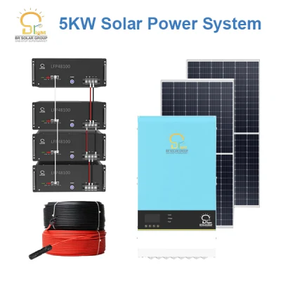 5kW 10kw 15kw 20kw 30kw Kundenspezifische Gel Lithium Batterie Hybrid/aus Netz Solarzellen Haus Energie System Preis Solar Power System