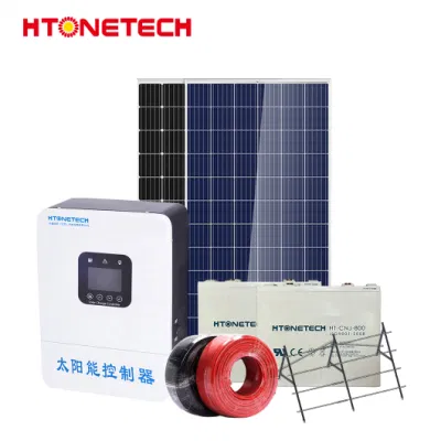 Htonetech komplettes Solarenergiesystem vom Netz 1000kw China 30kw 40kW 85kW 5kw 2kw 6kw 20 kW 1MW Solarenergie System mit 240W 24V monokristallinen Solarpanel