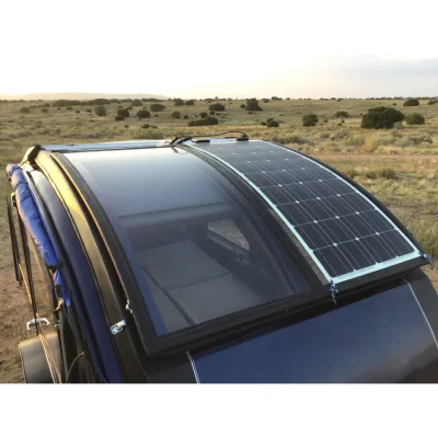 75W Mono Flexible Solarmodule mit IP68 Anschlussdose für Boote Autos RV