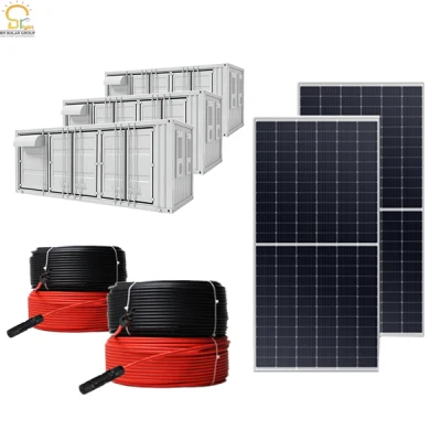 Hochspannung 10kWh 15kwh 20kwh 30kwh 40 kWh Solar-Wechselrichter Home Energie Off Grid Power Lithium Batterie Solar Container System Mit CE Bess