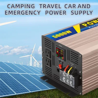 Fabrikpreis 5000watt/5kw 12V/24V/48V DC bis AC 110V/220V USV Pure Sinus-Welle Solar Power Inverter für Haus/Auto