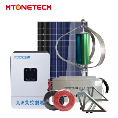 Htonetech Monokristalline Flexible Voll Schwarze Solarmodule Herstellung 1,5 Kw Solar System China Wind Diesel Hybrid-System mit Wind Solar Windenergieanlage