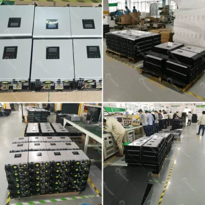 Sonnenumkehr vom Netz Solar-Wechselrichter 48V 3kw 5kw 5000W 10kw 5 10 kW Pure Sinus Wave Hybrid Solar Inverter mit MPPT-Controller