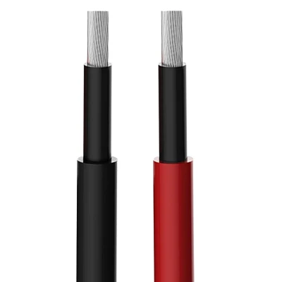 TÜV Zertifikat 1000V 1500V Xlpo Isolierung 4mm 6mm PV Solar Kabel
