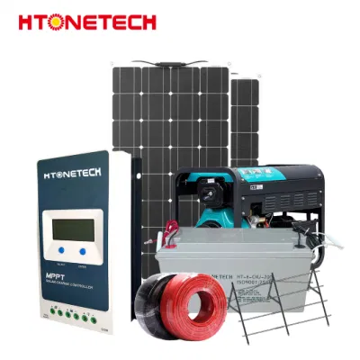 Htonetech off Grid 12kw Sonnensystem Herstellung China 12kw Preis Solarmodule 500 Watt Monokristalline 100 Kw Dieselgenerator Diesel Hybridsystem