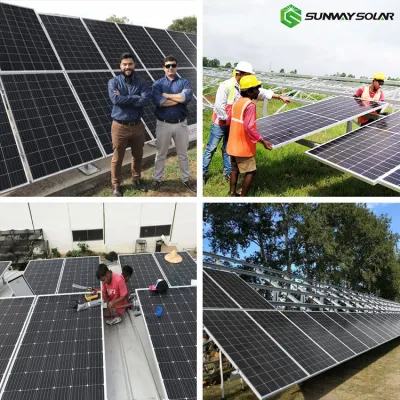 Hoher Wirkungsgrad auf dem Netz 10 kW 20 kW Solarenergie Home System 12 kVA Sonnensystem
