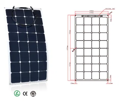 Camping monokristalline Energie Precio 12V 100W 300W 400W 1000W Zellen Strom Flexible Solarpanel Costos Anbieter