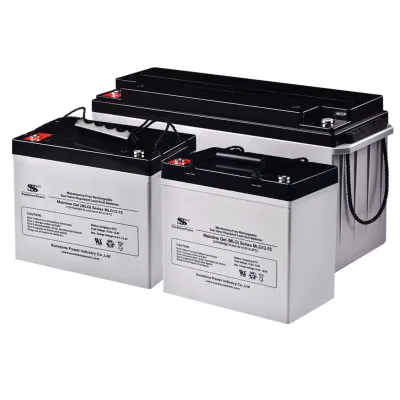 12V 60Ah Bleisäure Gel wiederaufladbare Solarspeicher-Batterie Solar Energie Solar Power Sonnensystem Off-Grid Solar