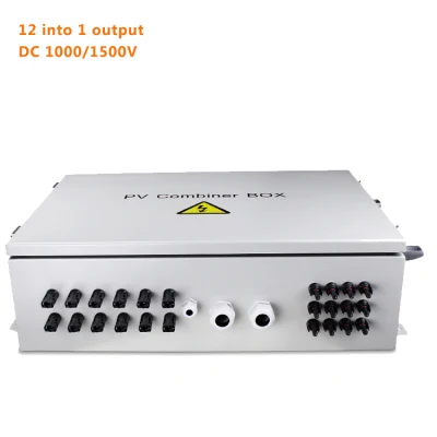 6strings 4 in 2 out Solar DC PV Combiner Junction Box für Solaranlage 6/1