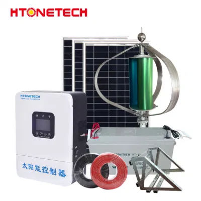 Htonetech Mono Kristall Solarpaneele Großhändler Vollsolaranlage Home Kit 10kw China Wind Mills Power Generator System mit 1,5 Kw Windenergieanlage