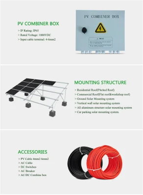 3kW 5kw 8kw 7kw 10 kW auf dem Netz-Solarsystem Preis